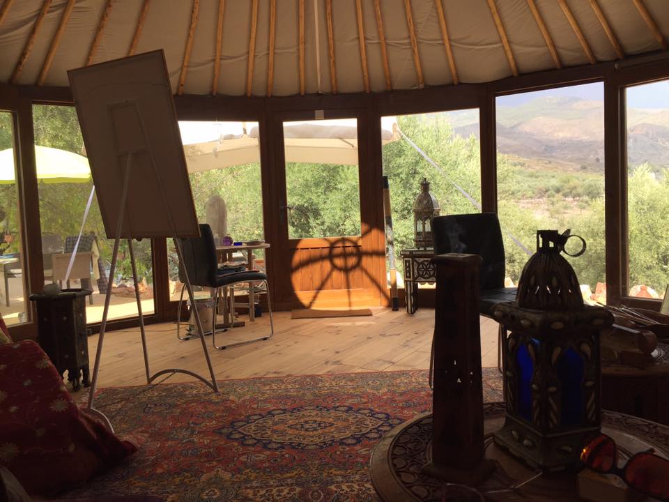 Yurt Maker Spring in the Glass wall Yurt